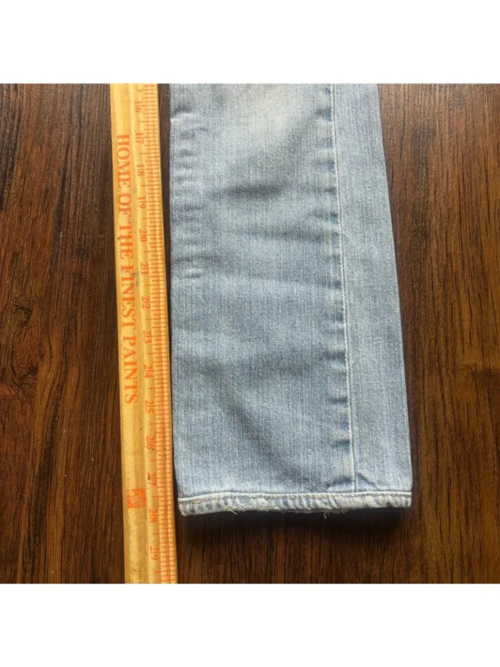 Vintage True Religion Jeans JOHNNY Boot Embroidered Fairy Light Wash Size 24 - Picture 10 of 13